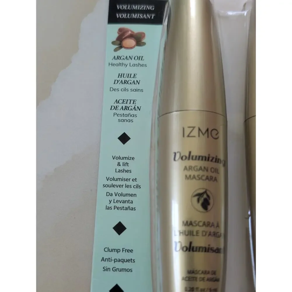 IZME New York Moroccan Argan Oil Volumizing Mascara - Black - Twin Pack